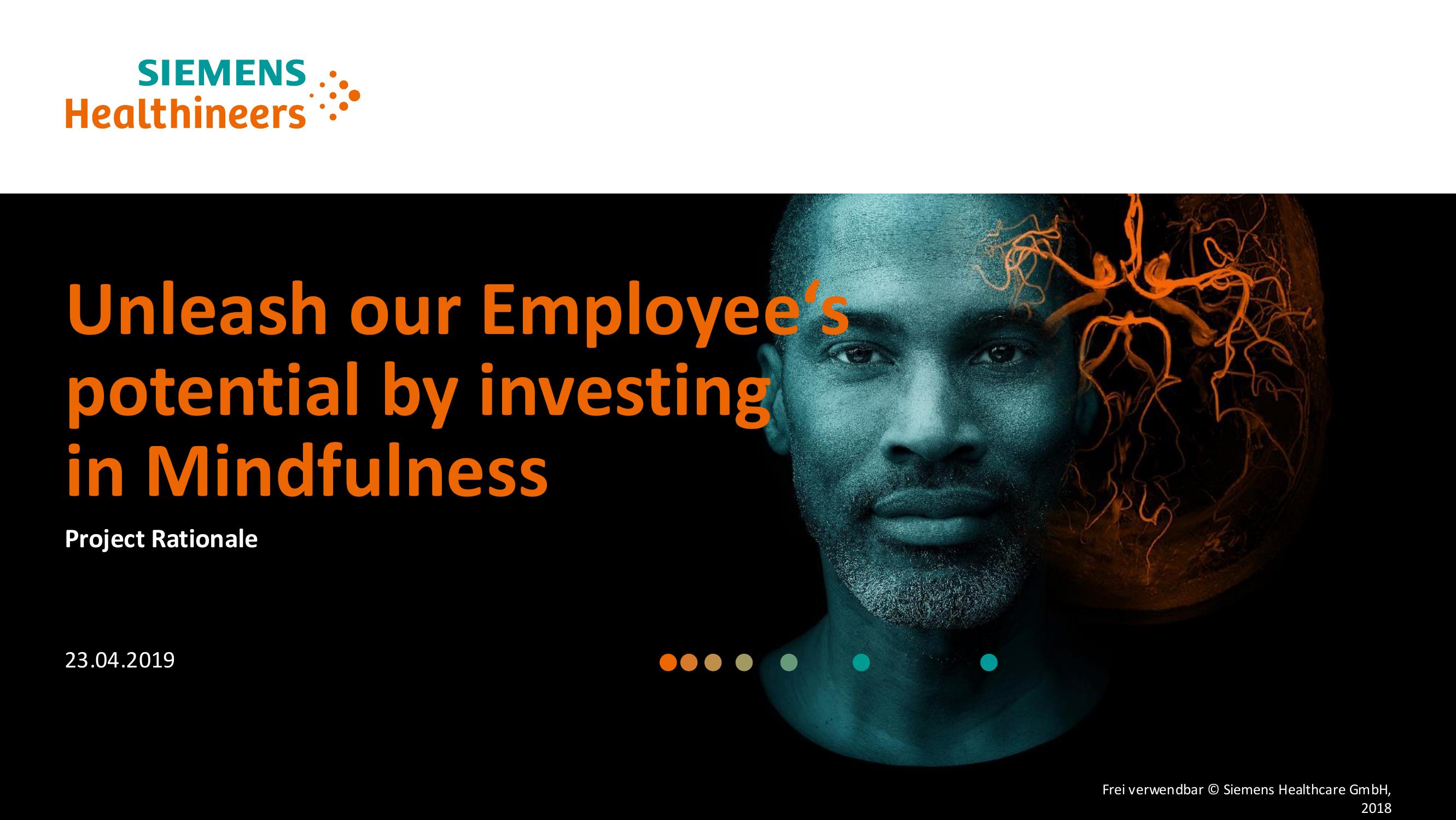 The business case and detailed plan for a 2-3 mindfulness pilot including ROI measurement.