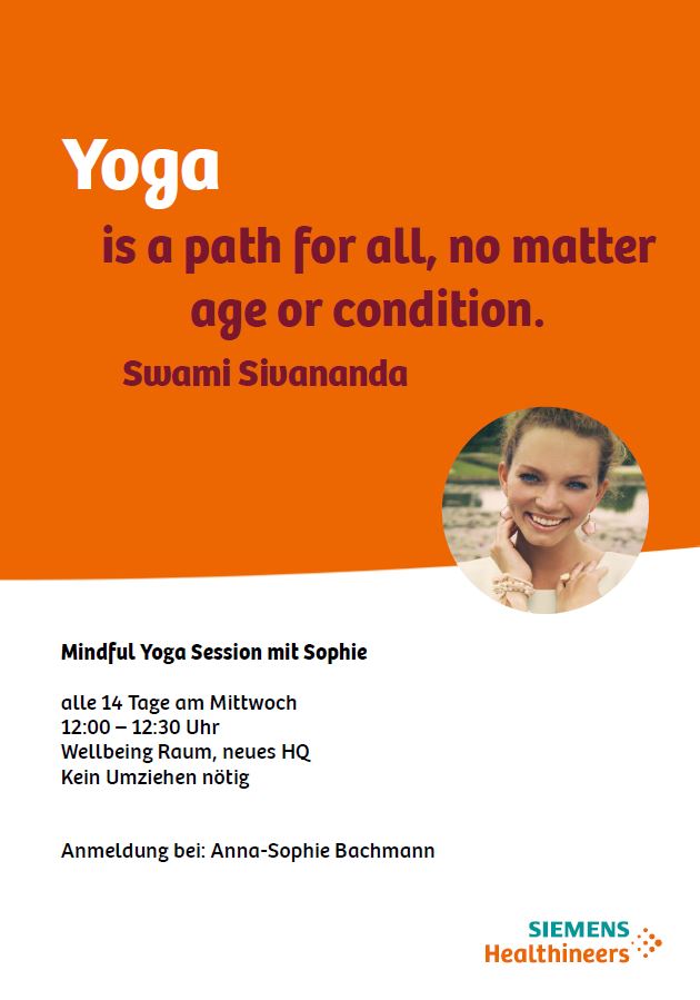 Flyer for the Mindful Break.