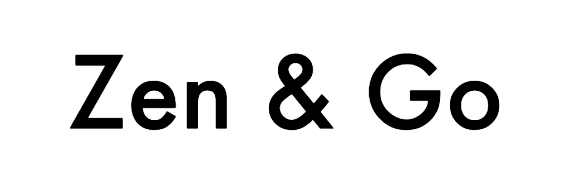 Zen & Go Logo, Schwarz